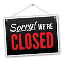 We are closed